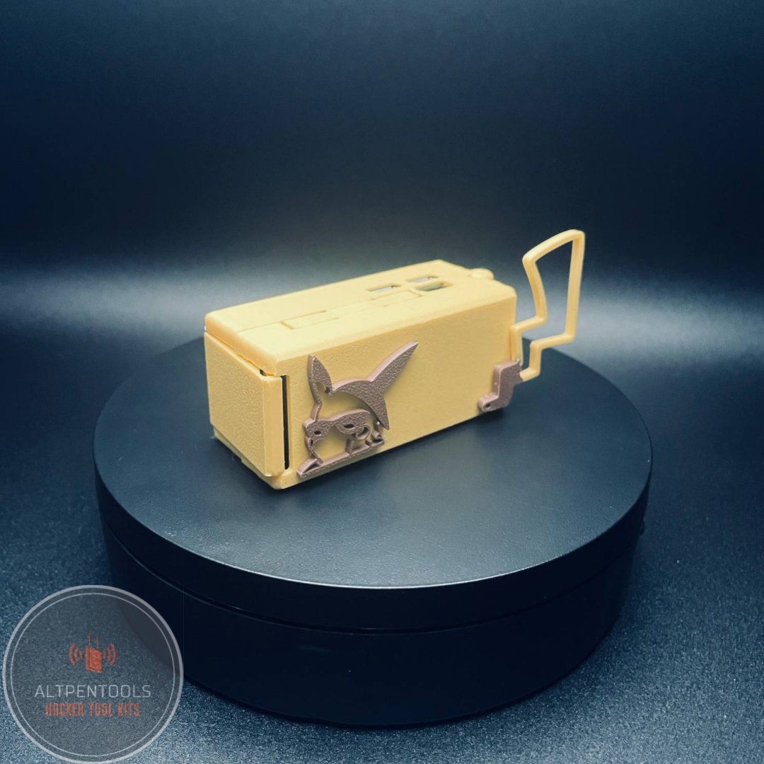 Pwnagotchi Portable with Antenna Mod (Pikachu Themed)