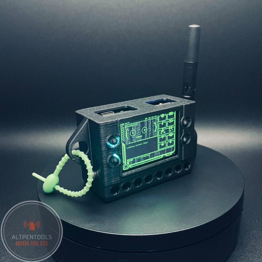 Pwnagotchi Portable with Antenna Mod (Cyber Themed)