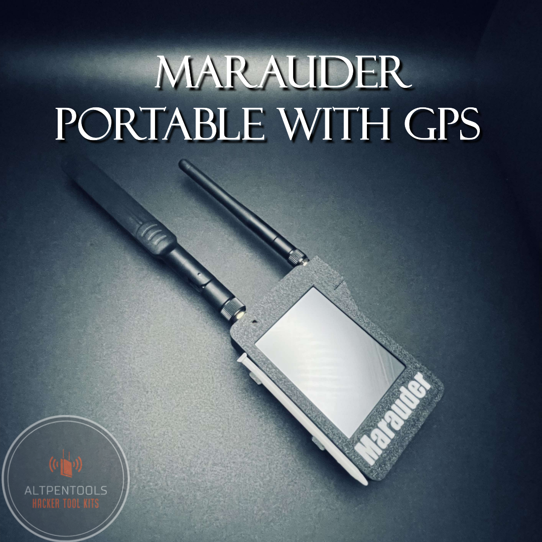 Marauder Portable With GPS + Built in Battery BLACK/WHITE